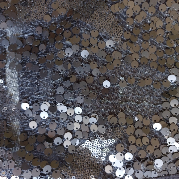 Sheer sequin black tank top - Picture 8 of 8